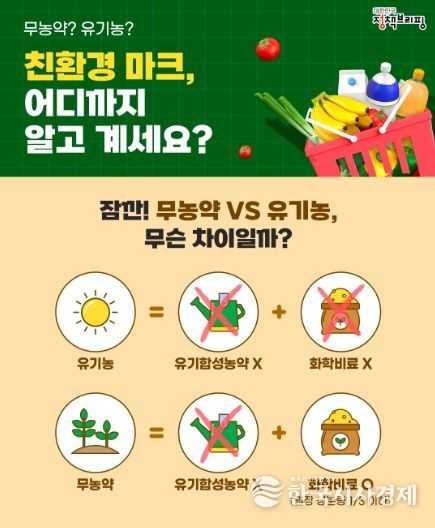 무농약? 유기농? 차이를 아시나요?