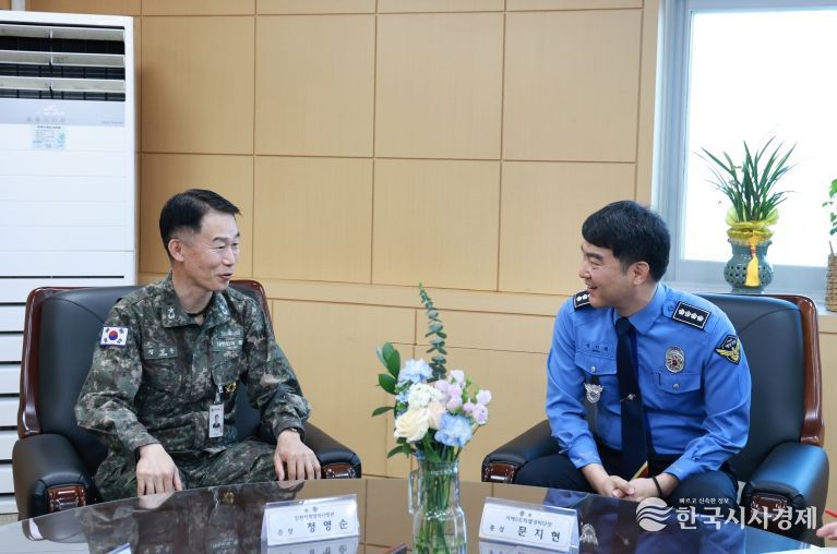 중부지방해양경찰청 서특단, 해군 인방사와 해양주권 수호 협력 강화 논의
