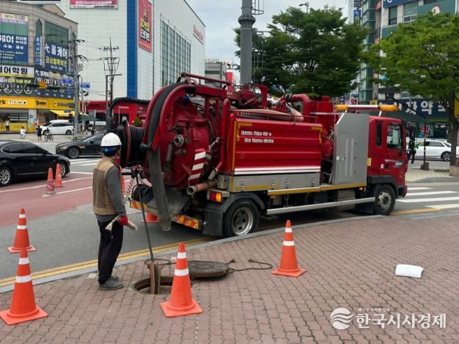 우기철 대비 하수관로 준설
