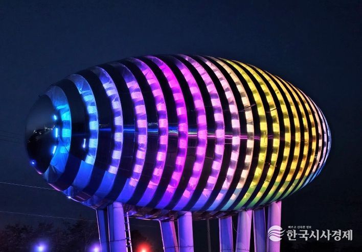 경관조명 전면 보수, 교체 마친 나주대교 생명의 문