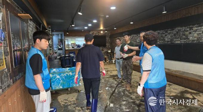 수해복구자원봉사활동인력부족