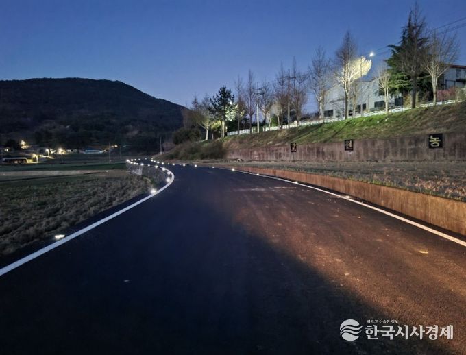 , LED표지병 설치로‘안전한 도로 조성’