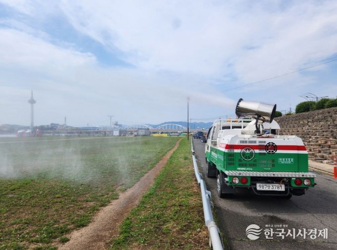 포항시 가을철 방역활동 현장