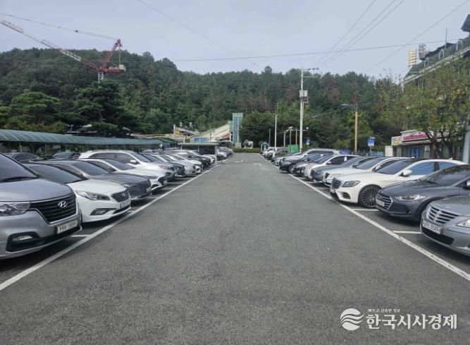 밀양역광장주차장 전경