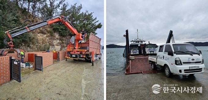 연홍도 등 5개 섬마을 생활폐기물 30톤 수거