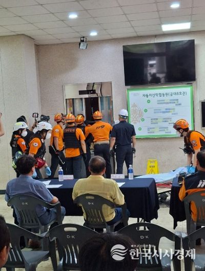 전주시, 승강기 사고대응 합동훈련 실시