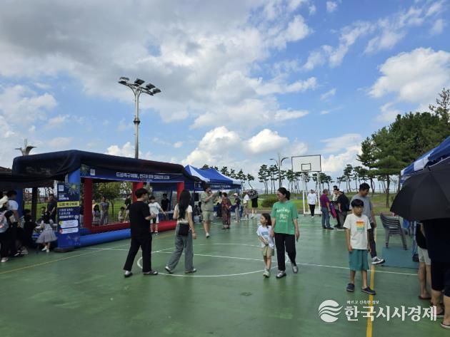 드론 체험부스 현장 사진