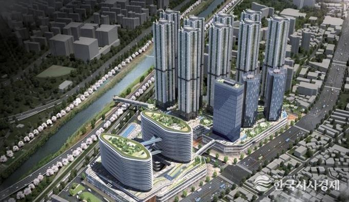 금천 도시첨단물류단지 개발 조감도