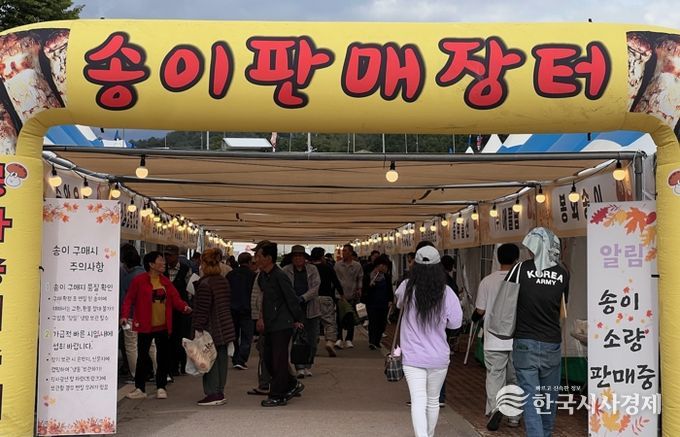 봉화송이축제, 화려한 불꽃으로 4일간의 대장정 마무리