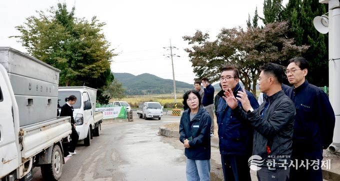 벼 수확기 농가 현장 방문