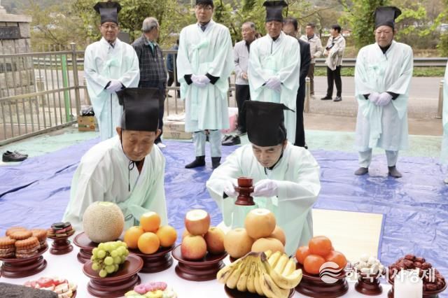 보은군 내북애향동지회, 이승칠 지사 추모제 열려