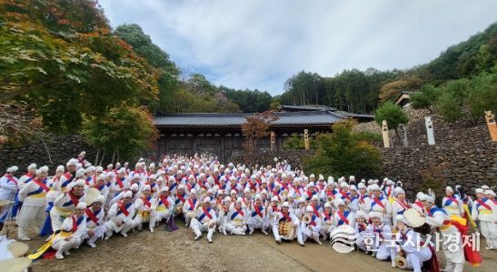거창군풍물패연합, 마고성‧삼성궁 2025년 천제 터밟기굿 참가
