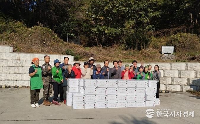 파주시 법원읍 새마을부녀회, 관내 취약계층에 사랑의 김장김치 나눔