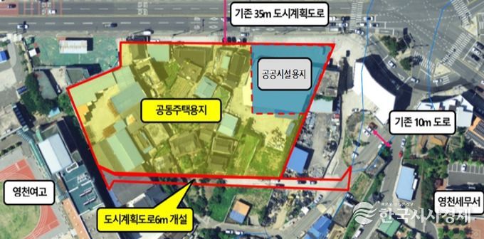 성내동 마을정비형 공공임대주택 사업 위치도