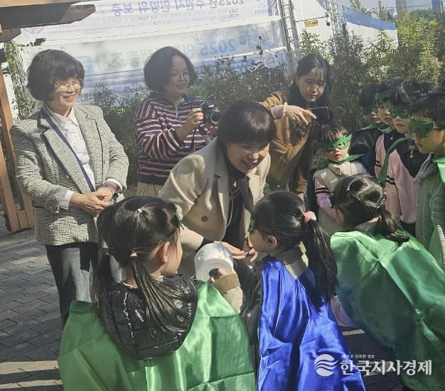 수원시 영통구 매탄1동, 사랑유치원과 우유팩 교환 체험 활동 실시