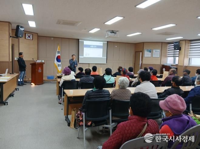 부안 행안면, 2025년 노인일자리사업 참여자 맞춤형 생활안전교육 실시