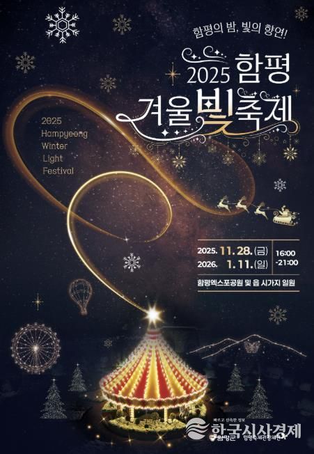 함평 겨울빛축제 포스터