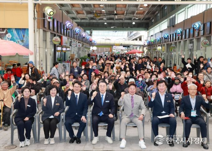 화순고인돌전통시장, 고객감사 대잔치 모습