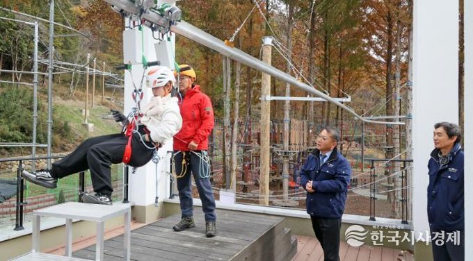 임실군, 성수산 산림레포츠시설 시범운영 점검