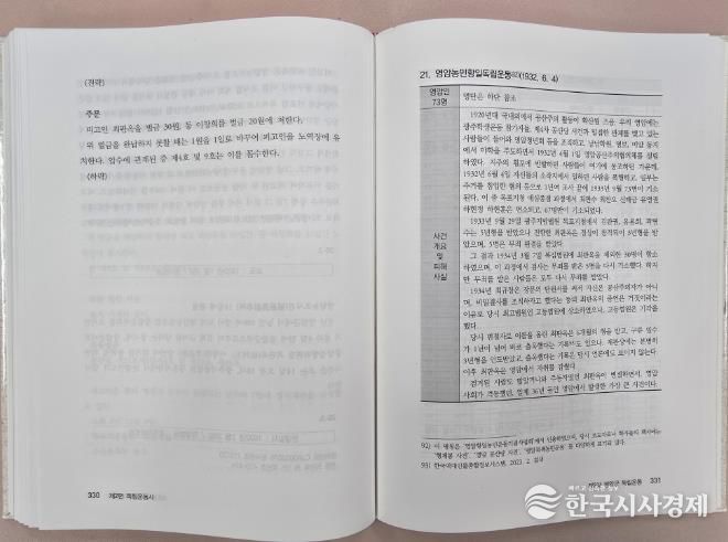 독립운동사 영암군현황.