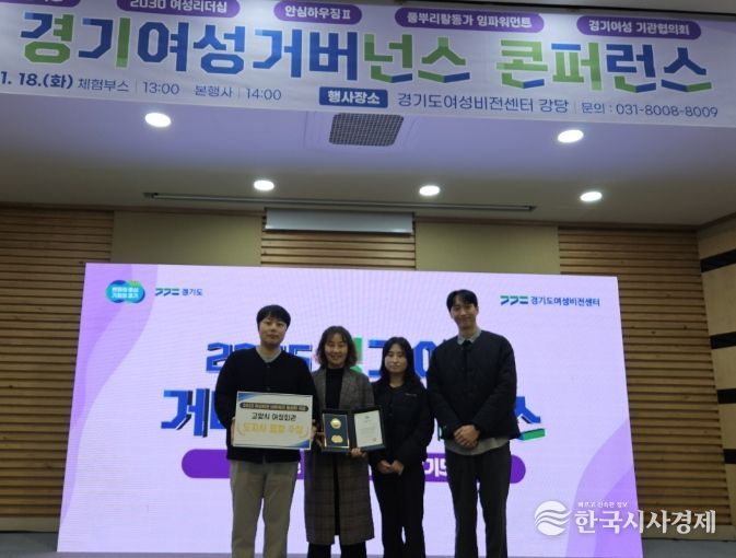 ‘2025년 여성회관 네트워크 활성화 유공’ 기관 표창 수상 기념촬영