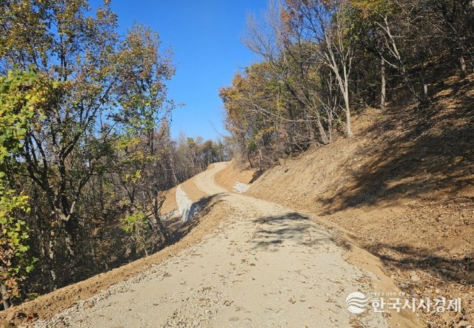 익산시, 당제산 간선임도 0.8㎞ 개설…산림기능 강화