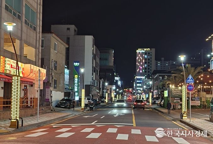 노형동 상권 도로조명 개선