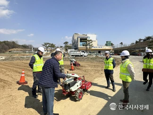 농업기계 안전 교육 사진
