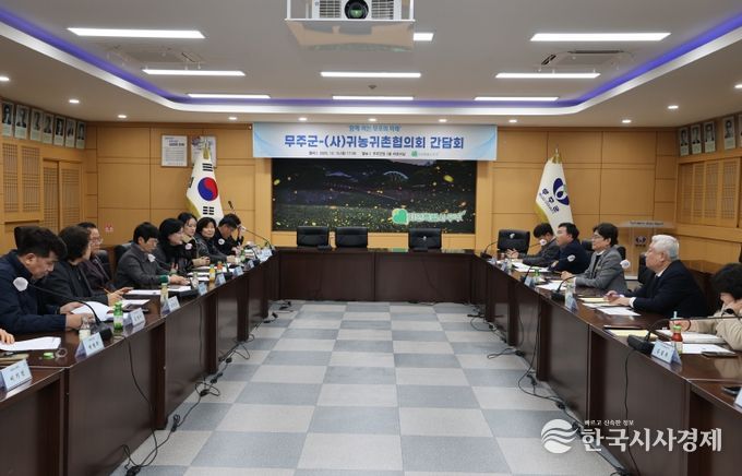 무주군-(사)귀농귀촌협의화 간담회