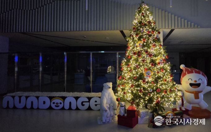 평창올림픽플라자 대형 크리스마스 트리