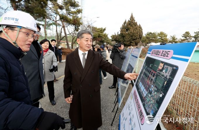 인천시의회 정해권 의장, 승기공공하수처리시설 현대화사업 착공 축하
