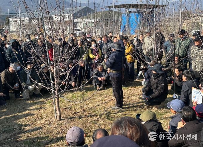 문경시, 일본 사과 전문가 초청 기술교육