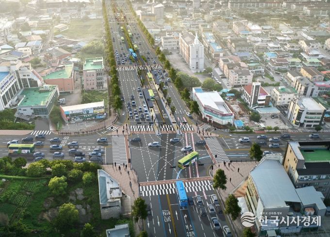 전주 대중교통 혁신 이끌 기린대로 BRT 연내 개통 (가련광장 교차로)