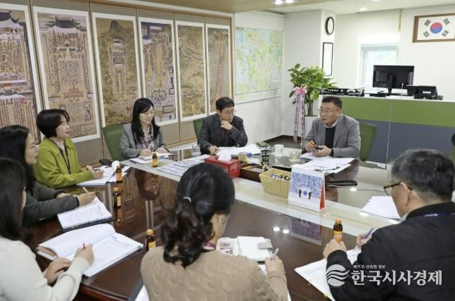 황규돈 신임 수원시 팔달구청장, 주요 업무보고회 개최