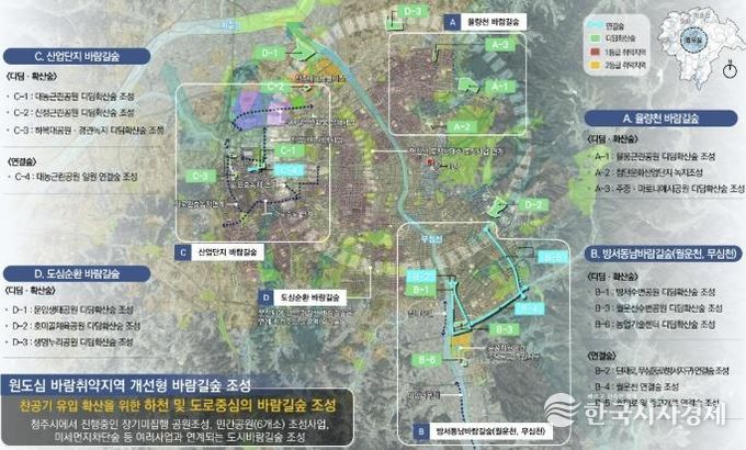 바람길숲 조성계획