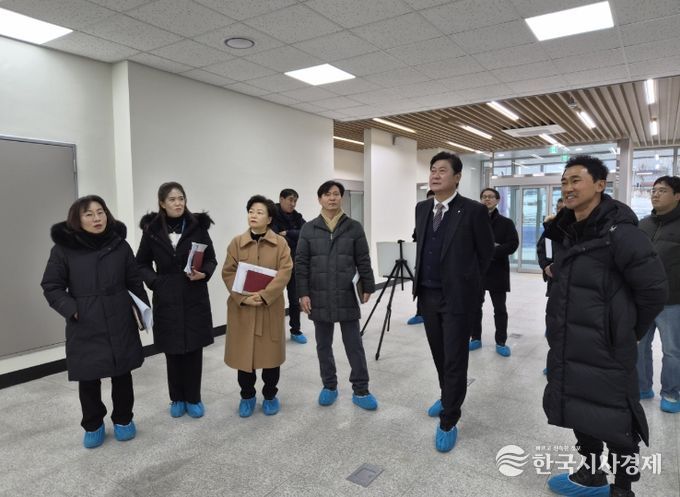 용현3동 행정복지센터 신축 공사 현장점검