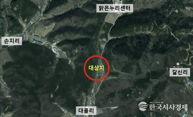 나무 터널 대상지(양묘지)