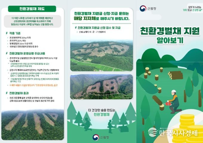 함양군, 친환경벌채 지원금 지급