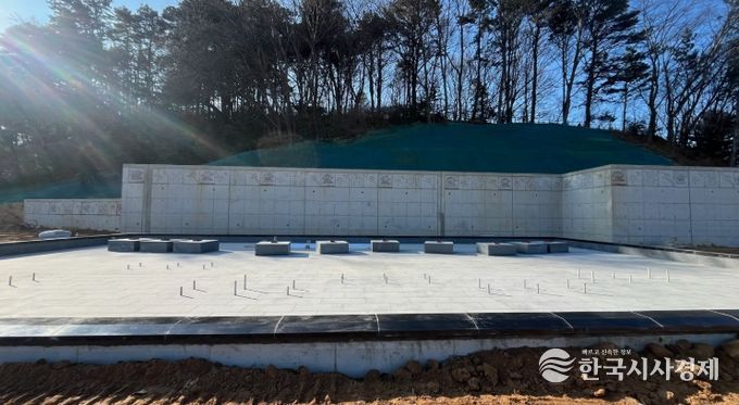 애국가정원 분수대 전경