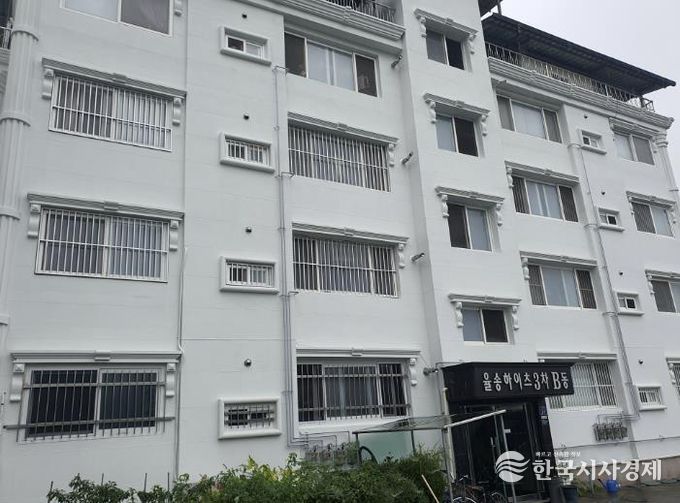 율송하이츠3차B동 외벽도색 후