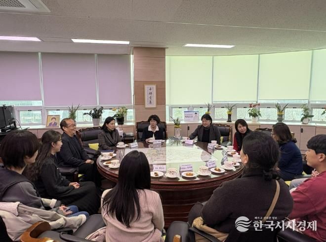 고양교육지원청 이현숙 교육장, 설 명절 앞두고 중증장애인시설 관계자와 차담회 가져