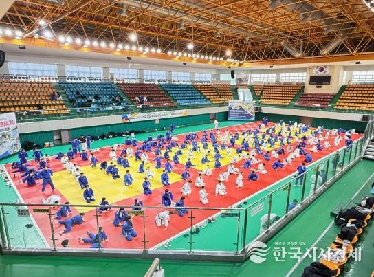 지난 2월 3일부터 13일까지 영천시에서 진행된 유도 동계 전지훈련 모습