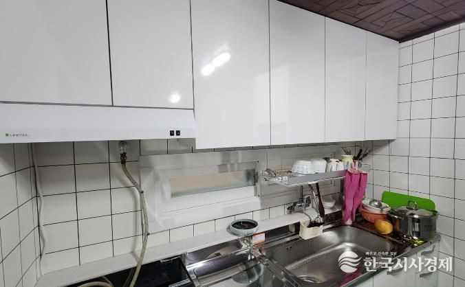 싱크대 설치 후