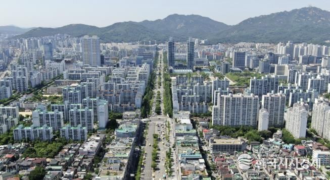 안양 평촌신도시 전경