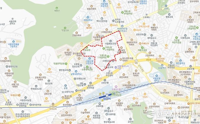 2026년 제1차 주택재개발 후보지 선정구역(구로구 개봉동 66-15/대상지 구역계는 선정위원회 조건이행 및 신속통합기획 등 계획수립 과정에서 변경될 수 있음)