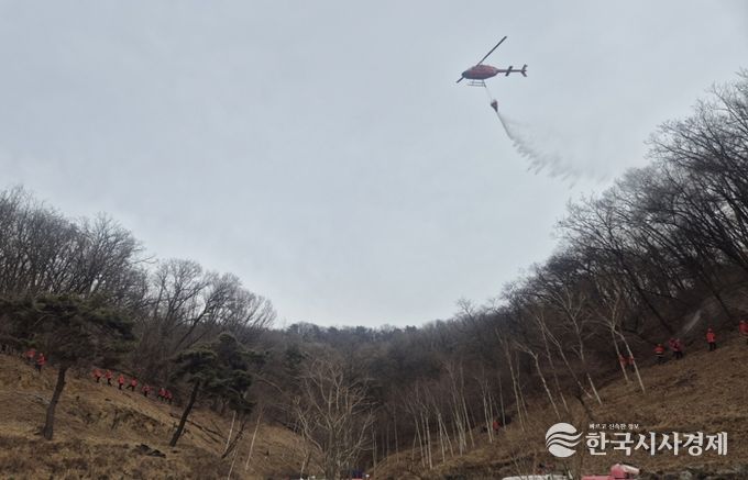 시흥시, 조남산림욕장서 산불 진화·주민대피 합동훈련