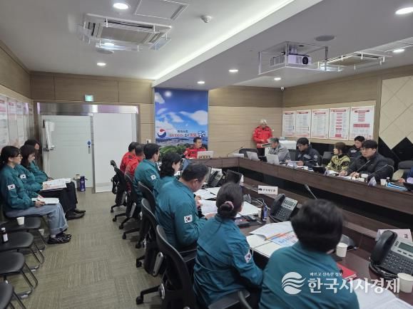 통영시 산불재난 주민대피 대응체계 점검회의 개최