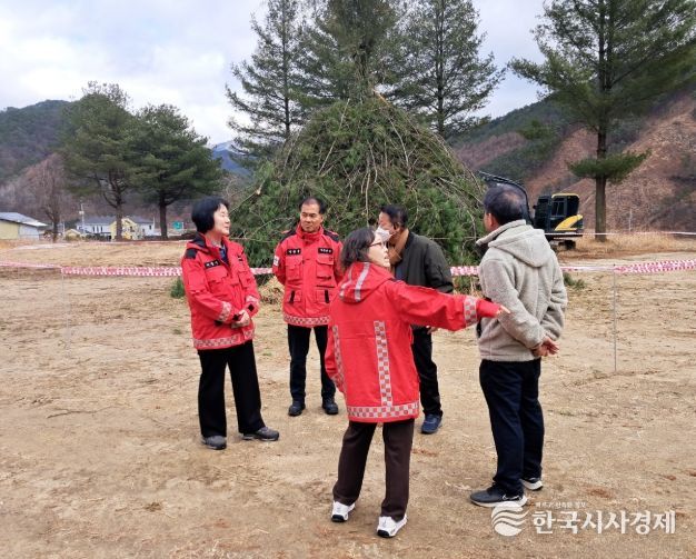 김현미 거창군 부군수, 정월대보름 맞이 현장점검 실시