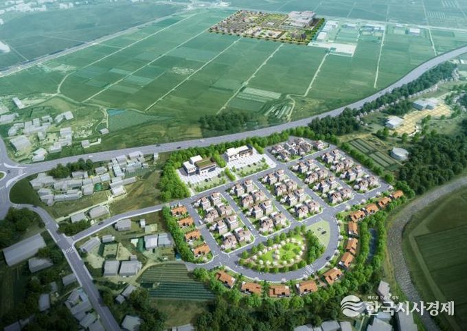 지역활력타운 사업대상지 전체 조감도