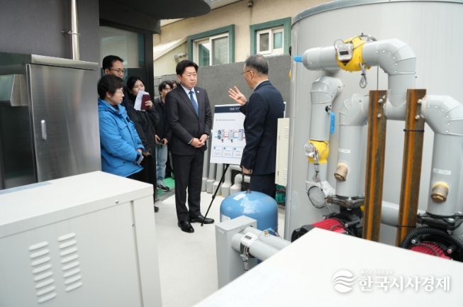히트펌프 현장방문 및 전기화 계획 발표